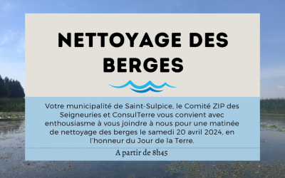 Inscription au nettoyage de berges de Saint-Sulpice du 20 avril 2024